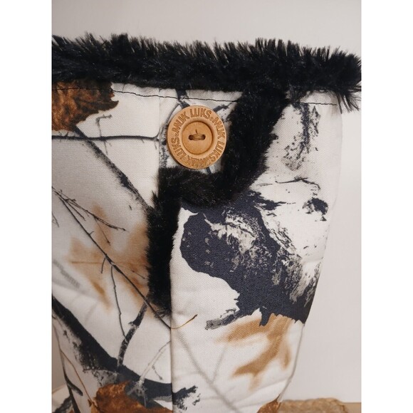 MUK LUKS Women Sz 10 Legendary Whitetail Tall Camo Boots Faux Fur Lined - Picture 11 of 16